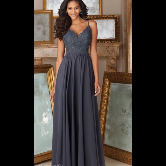 Mori Lee Dresses & Skirts - Mori Lee Madeline Gardner Bridesmaid #146 Dress Eggplant Prom